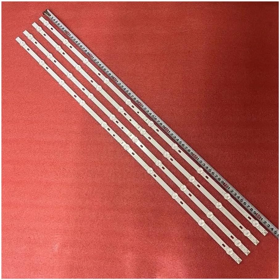 Backlight Strip 10LED Compatible with 43PUS6554 43PUS6504 43PUS7555 43PUS7505 43PUS6754 43PUS7304 Spare Parts(4pcs for 1 TV)