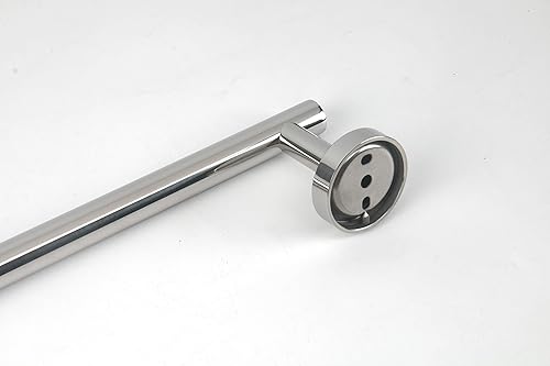 Miniatura 4 de TocTen Toallero de manoanillo de toalla  Barra gruesa de toalla de mano de acero inoxidable SUS304, 9 pulgadas resistente montado en la pared (cromo