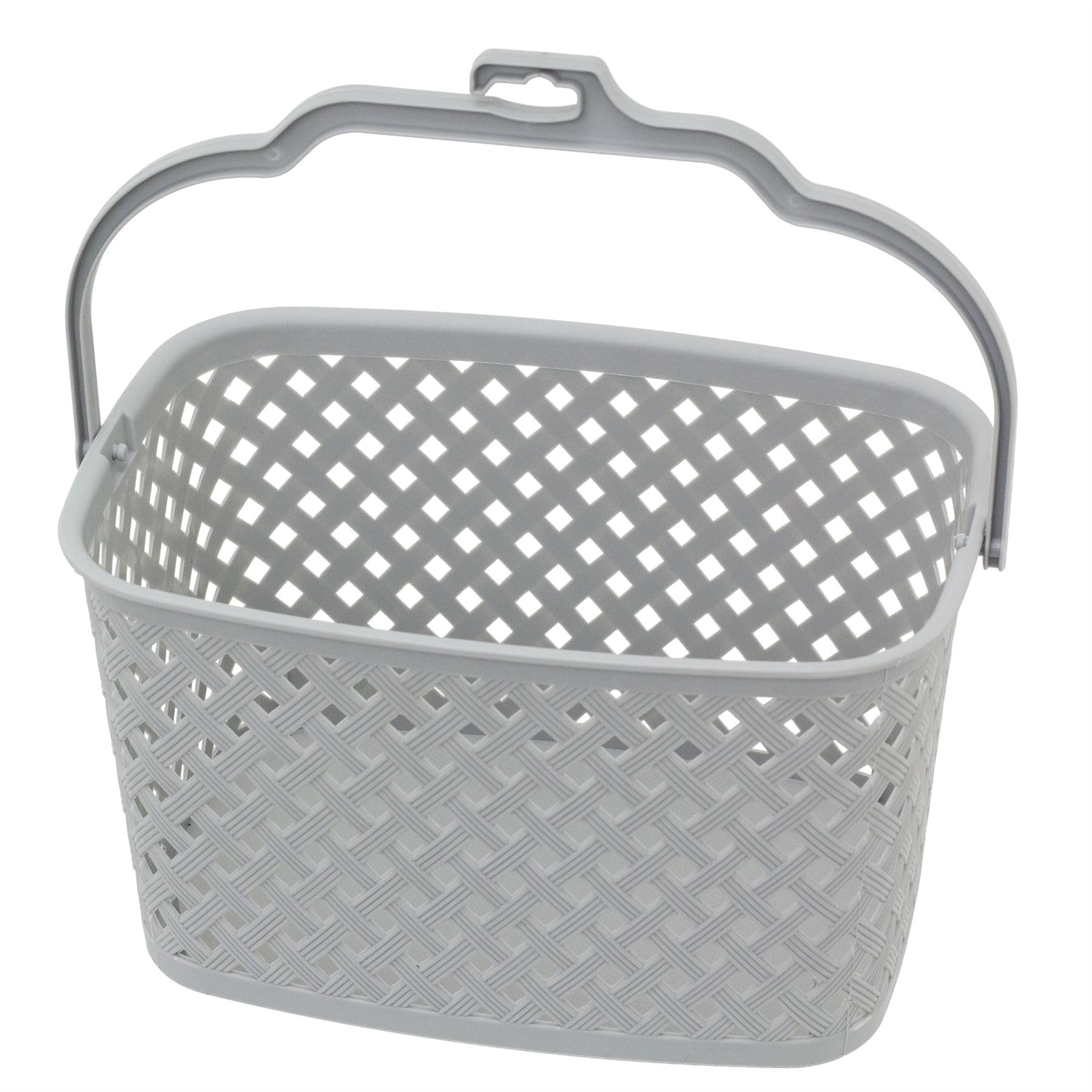 Carousel Home Colour Varies Plastic Washing Line Peg Basket With Hook | Hanging Clothes Peg Holder With Drainage Holes For Indoor And Outdoor Laundry Use