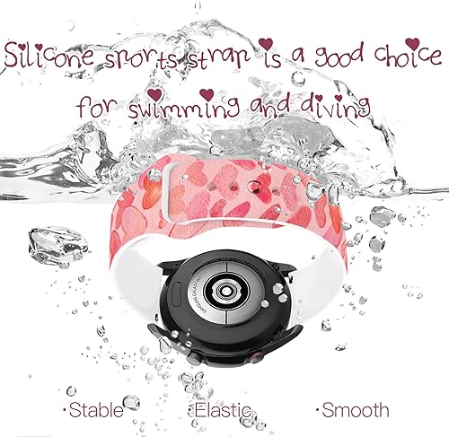 Miniatura 9 de CZHWB Correas navideñas compatibles con Samsung Galaxy Watch ActiveActive 2 de 1.732 pulgadas, 1.575 pulgadas, Galaxy Watch 3 de 1.614 pulgadas,