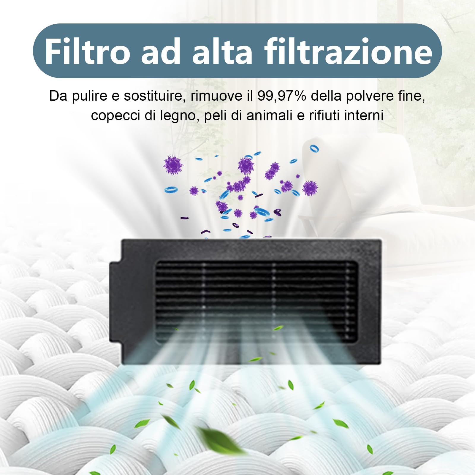 Accessori da 21 Pezzi per Ecovacs Deebot T50 Pro Omni Gen2, T50 Omni, T50 Omni Gen2, T50 Pro Omni, T50 Pro Aspiratore Pezzo di Ricambio, T50 Set di Accessori