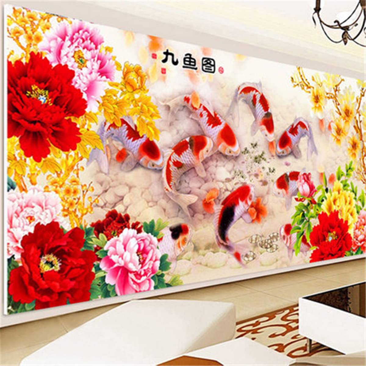 Instarry 5D DIY Diamond Painting Kit Full Drill Large Peacock Mosaic