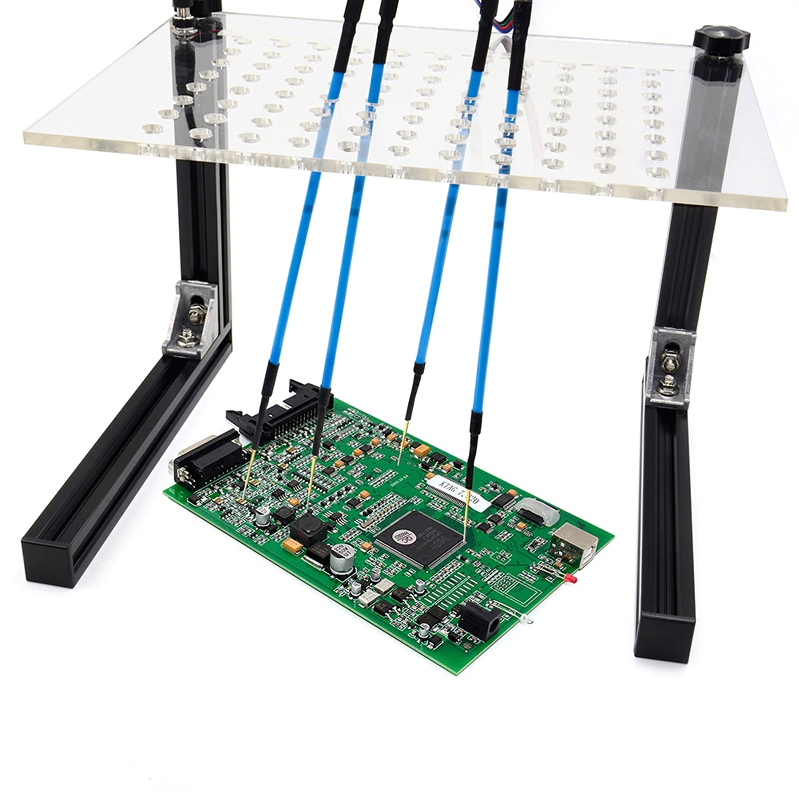 HYUWANGYU Power Circuit Probe Kit 4 Probe Pens LED Frame with Mesh 4 Pens for Truck Motorcycle Boat (Color : Adapters with bdm)