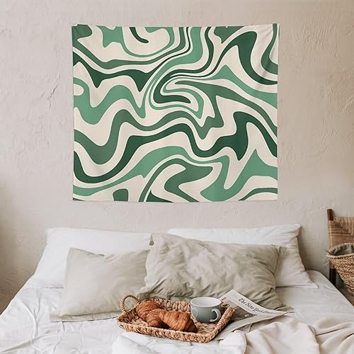 Miniatura 31 de Tapiz floral retro de los años 60 y 70, diseño hippie de primavera Groovy Flower Power Flower Boho para colgar en la pared, arte neutro para Hippie