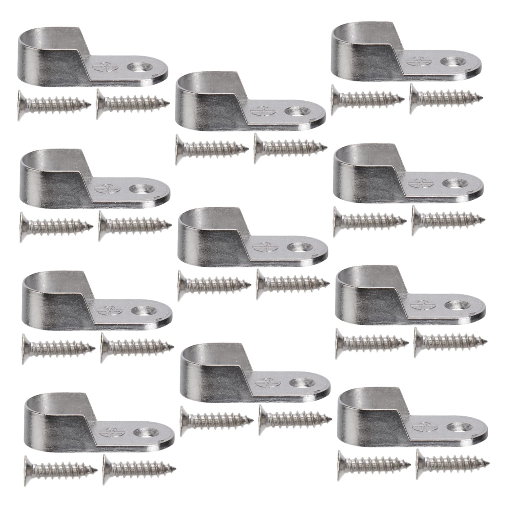 Hemobllo 30Pcs Oval Closet Rod End Supports Bracket Furniture Hardware with Screws for Wardrobe Tube Support and Clothes Hanging Brackets Screws Included