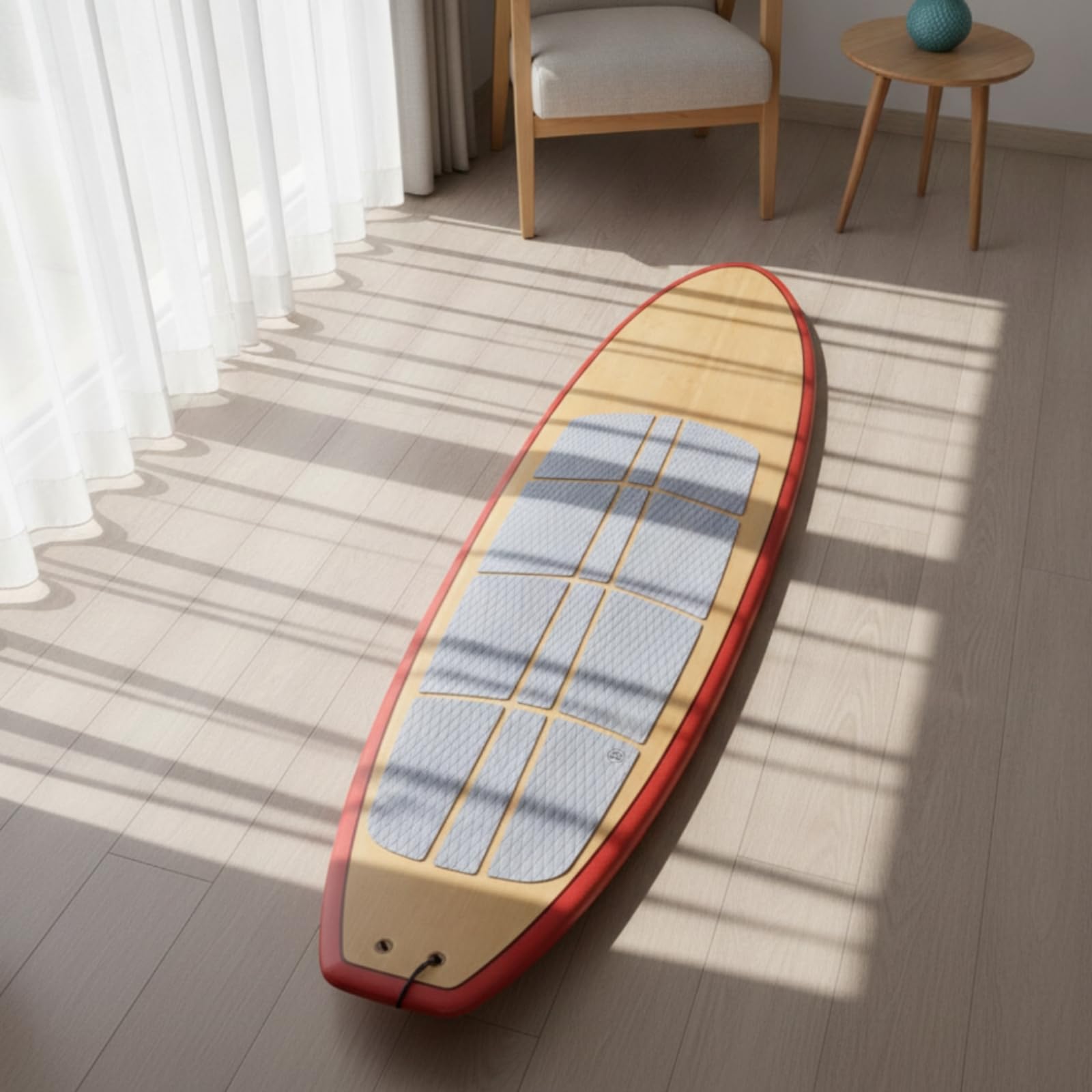 MERIGLARE Tapis Pont Surf Antidérapant en Mousse EVA avec Surface Texture Diamant pour Planche Surf Homme Femme Adulte