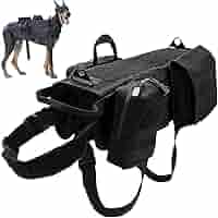 Amazon | タクティカルミリタリードッグハーネス、軍用犬