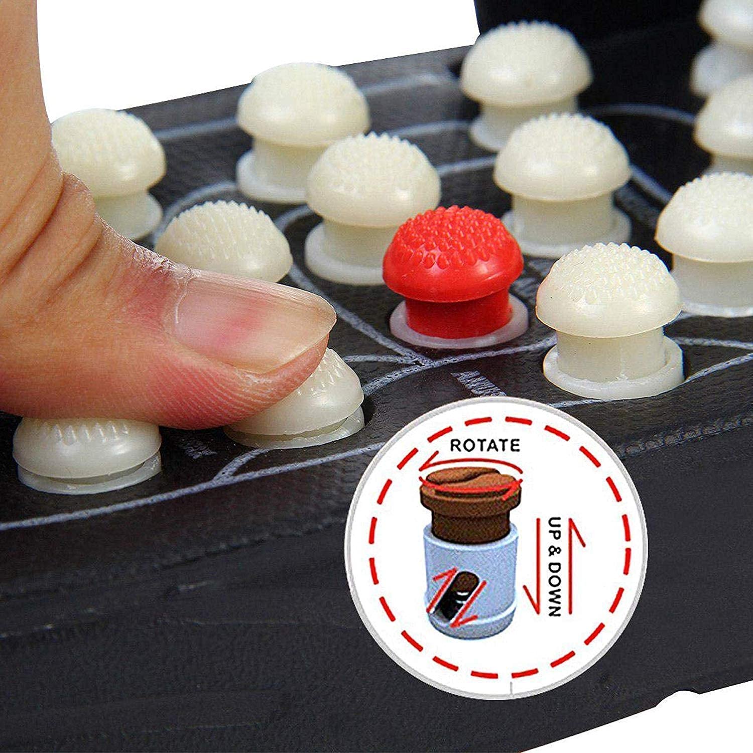 Portible Acupressure Magnetic Pain Relief Therapy Paduka Sandals, Slipper, Relaxer, Rotating Slippers For Full Body Blood Circulation Leg Foot Massager, Yoga Slippers (Free Size) Portible Acupressure Magnetic Pain Relief Therapy Paduka Sandals, Slipper, Relaxer, Rotating Slippers For Full Body Blood Circulation Leg Foot Massager, Yoga Slippers (Free Size)