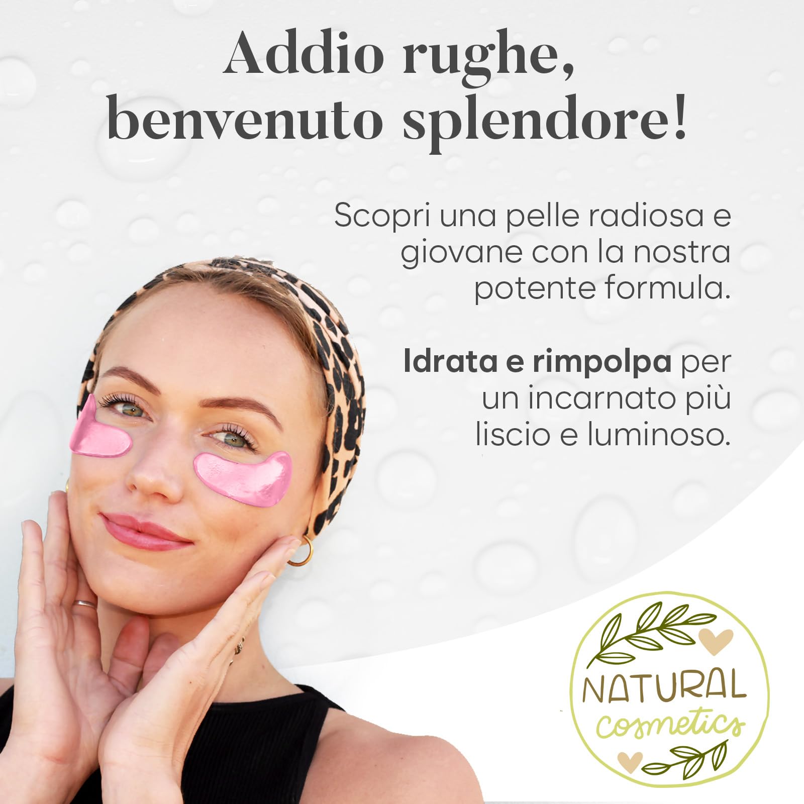BLOOMORA Patch Occhi (30 paia, Mix Varietà) – Maschera Contorno Occhi con Collagene e Acido Ialuronico – Patch Occhiaie e Borse, Eye Mask Idratante