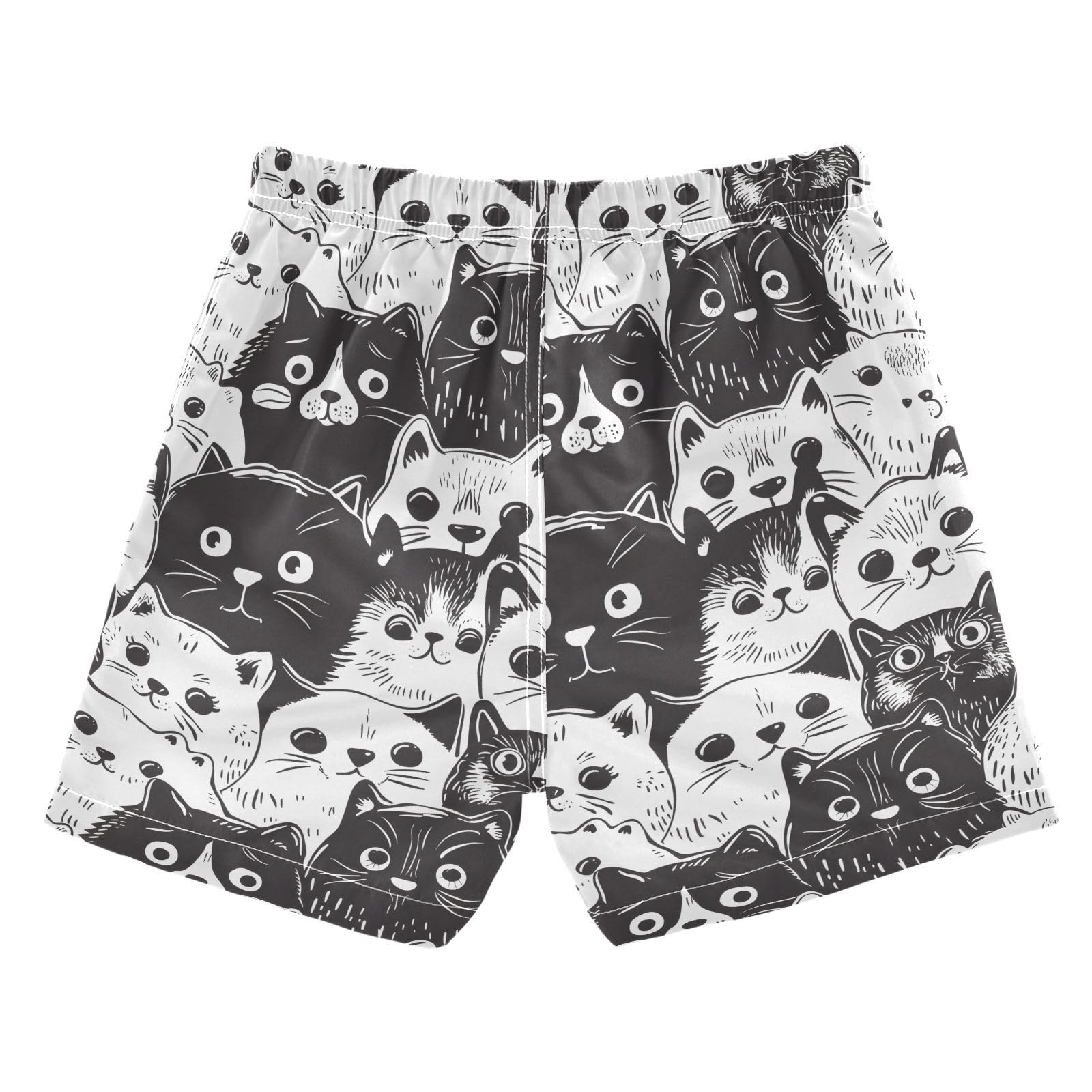 ALAZA Brown Coffee Bean Boys Quick Dry Beach Board Shorts Kids Swim Trunks Bathing Suit Swimsuit 5T