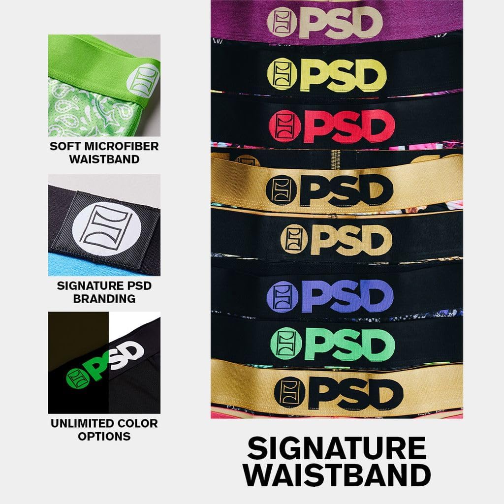 PSD Underwear Mens Boxer Briefs - Tropical, Standard Length Pack & Singles, Soft & Breathable Boxer Briefs for Men - Image 9