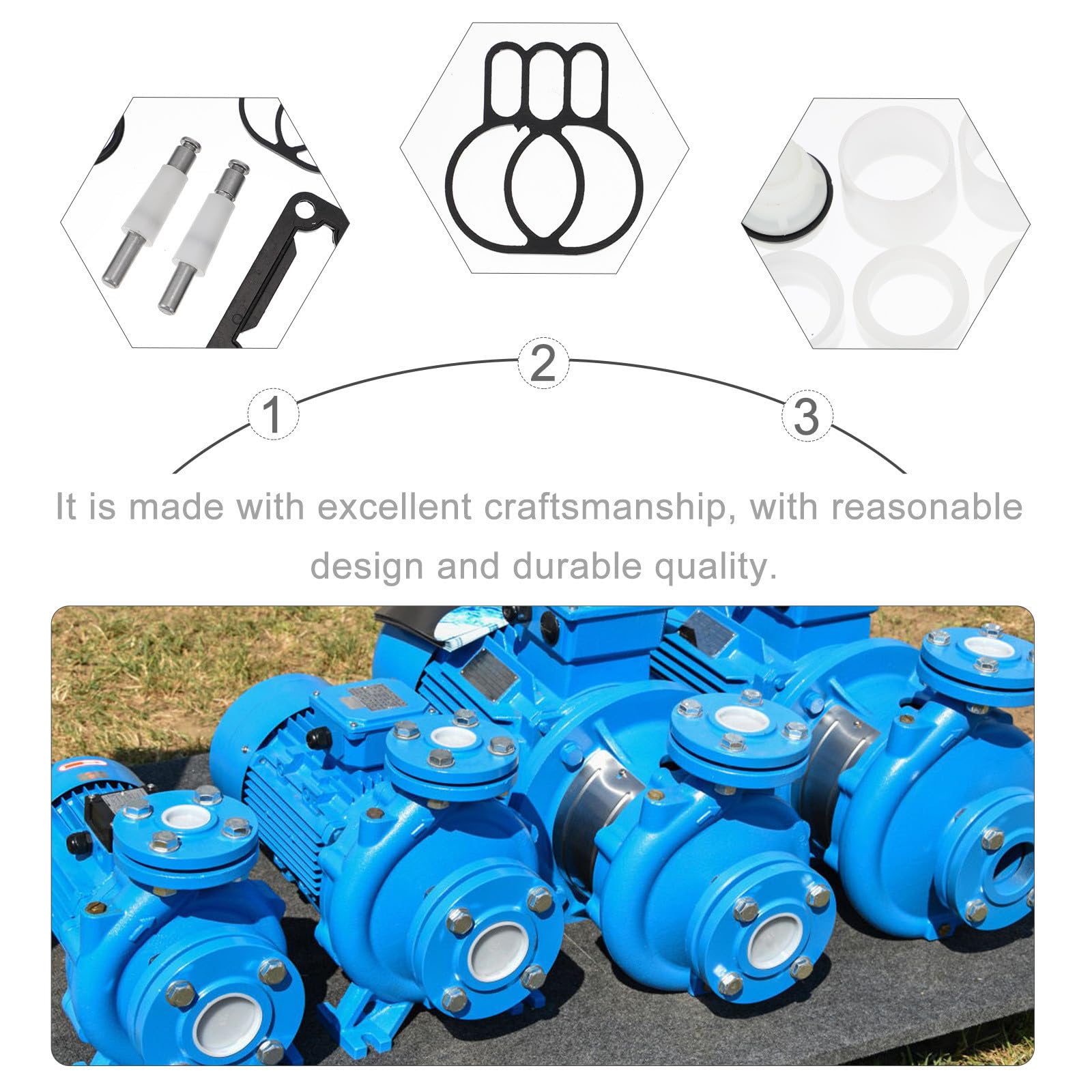 Ersatzteile für Membranpumpen Reparaturset für Luftmembranpumpen