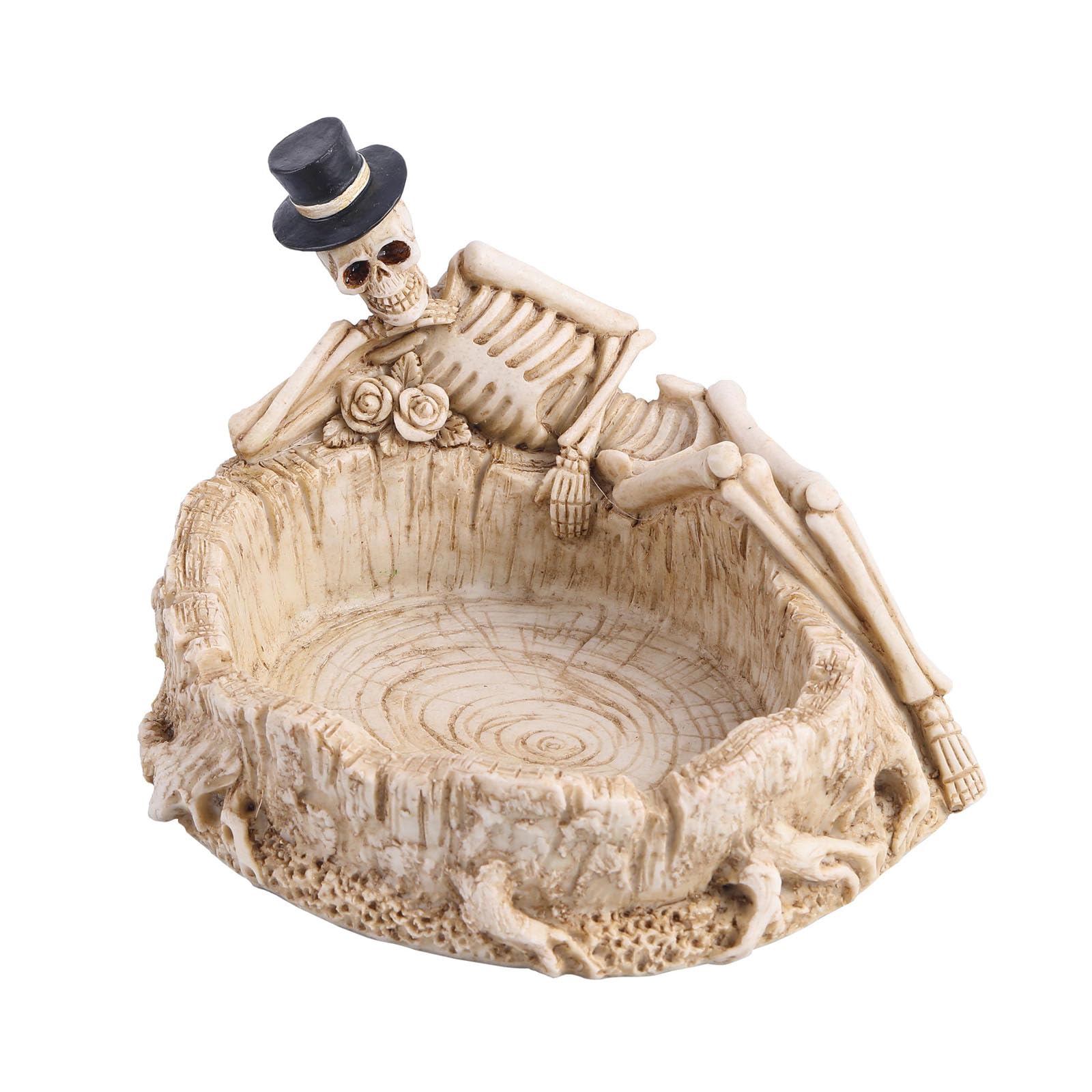 Creative Ashtray, Cute Funny Skull Shape Cigarette Ashtray, Cigarette Ashtray for Outdoor Patio Home Party Office Humorous Gift for Men Women