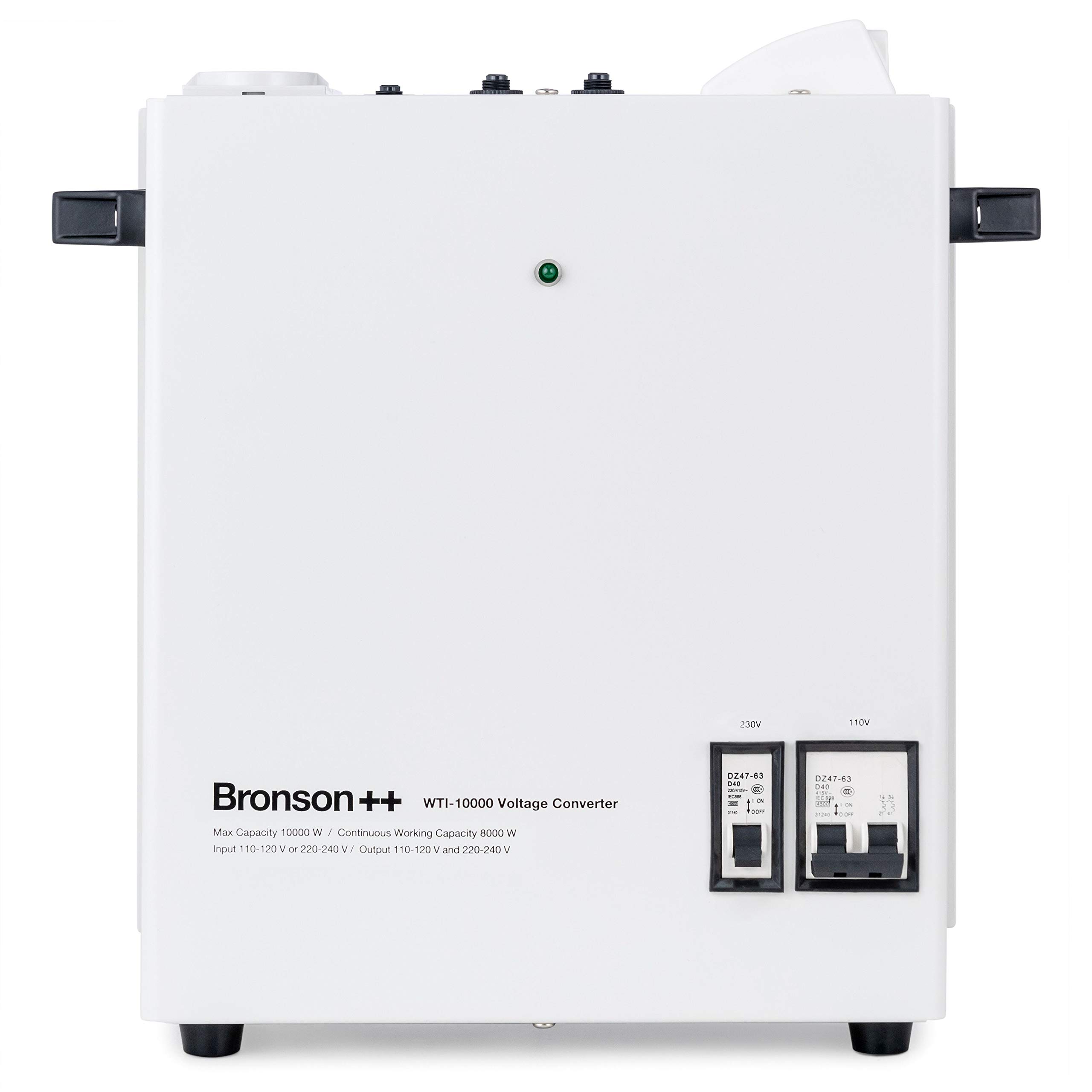 Bronson WTI 10000 przetwornica napięcia 110 V USA transformator do montażu na ścianie 10000 W - In: 110 V lub 220 V / Out: 110 V i 220 V - Bronson 10000 W