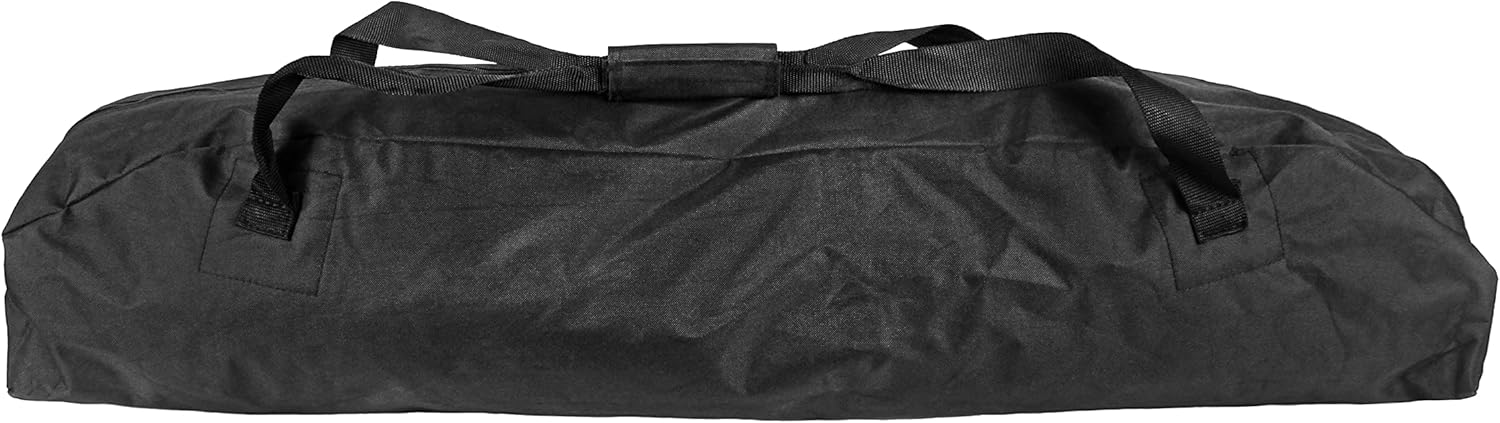 Zenithen Limited Portable Foldable Black Roof Outdoor Folding Transportable Canopy Table with Cup Holders, Perfect for Patio, Camping, Outdoor Use, Black