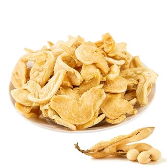 WAKIKI Dried Soy Strips,Soy Beans Strips Soy Chunks For Hot pot,Chinese Soybeans Strips Soy Chunks,500G 17.63oz High Protein Vegan Tofu Skin, Plant Based Meat Substitute for Hot Pot Stir Fry Soup