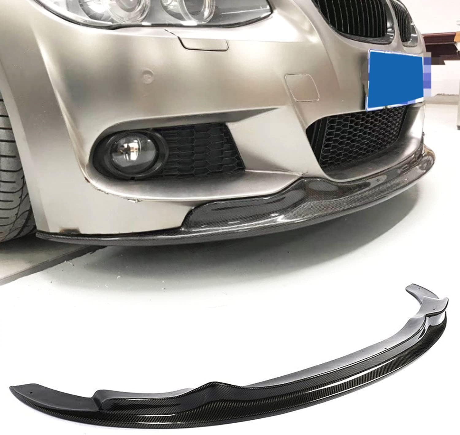 Carbon Fiber Front Bumper Lip Fits for BMW 3 Series E92 E93 M Sport 2Door LCI 2010-2012 320i 325i 328i 330i 335i M-tech Auto Chin Spoiler Splitter Protector Factory Outlet