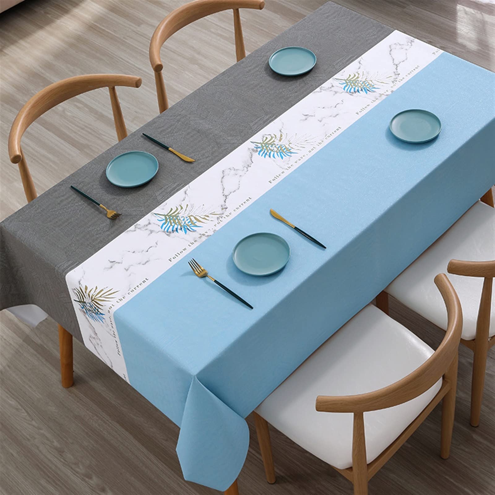 Prostokątny obrus do jadalni kreatywny kwiatowy obrus w stylu boho zmywalny obrus kolorowy ptak modny nadruk Nappe De Table Mantel Mesa Tafelkleed (kolor: 6, rozmiar: 100 x 160 cm)