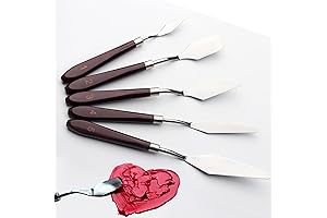 Professional 5-Piece Palette Knife Set for Acrylic Painting