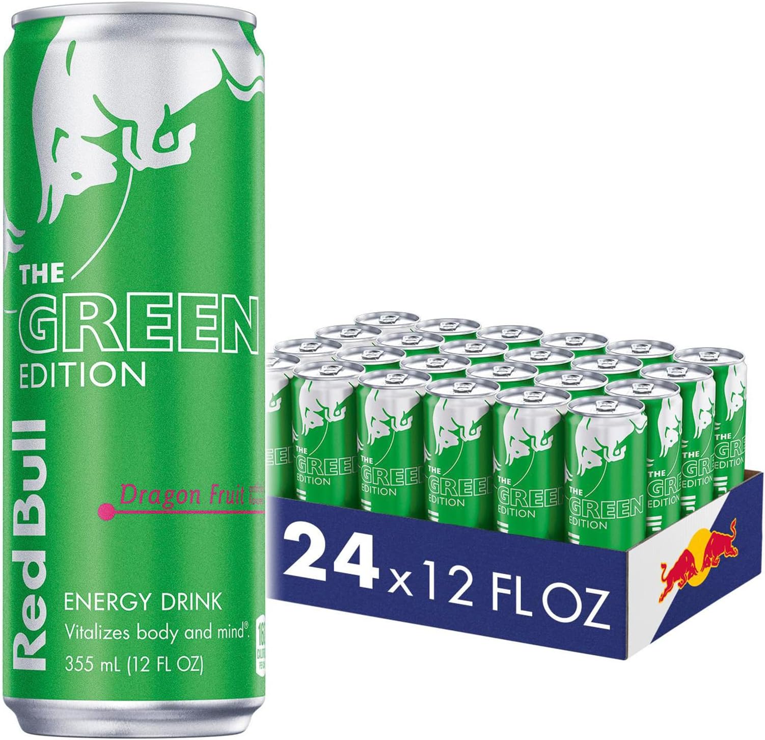 Red Bull Dragon Fruit, 12 Fl Oz, Pack of 24