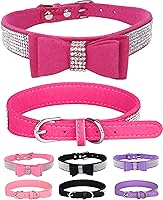 Vista 16 de Collar brillante para perros pequeños, medianos y grandes, collares de perro con diamantes de imitación para perras y machos, collares de cachorros
