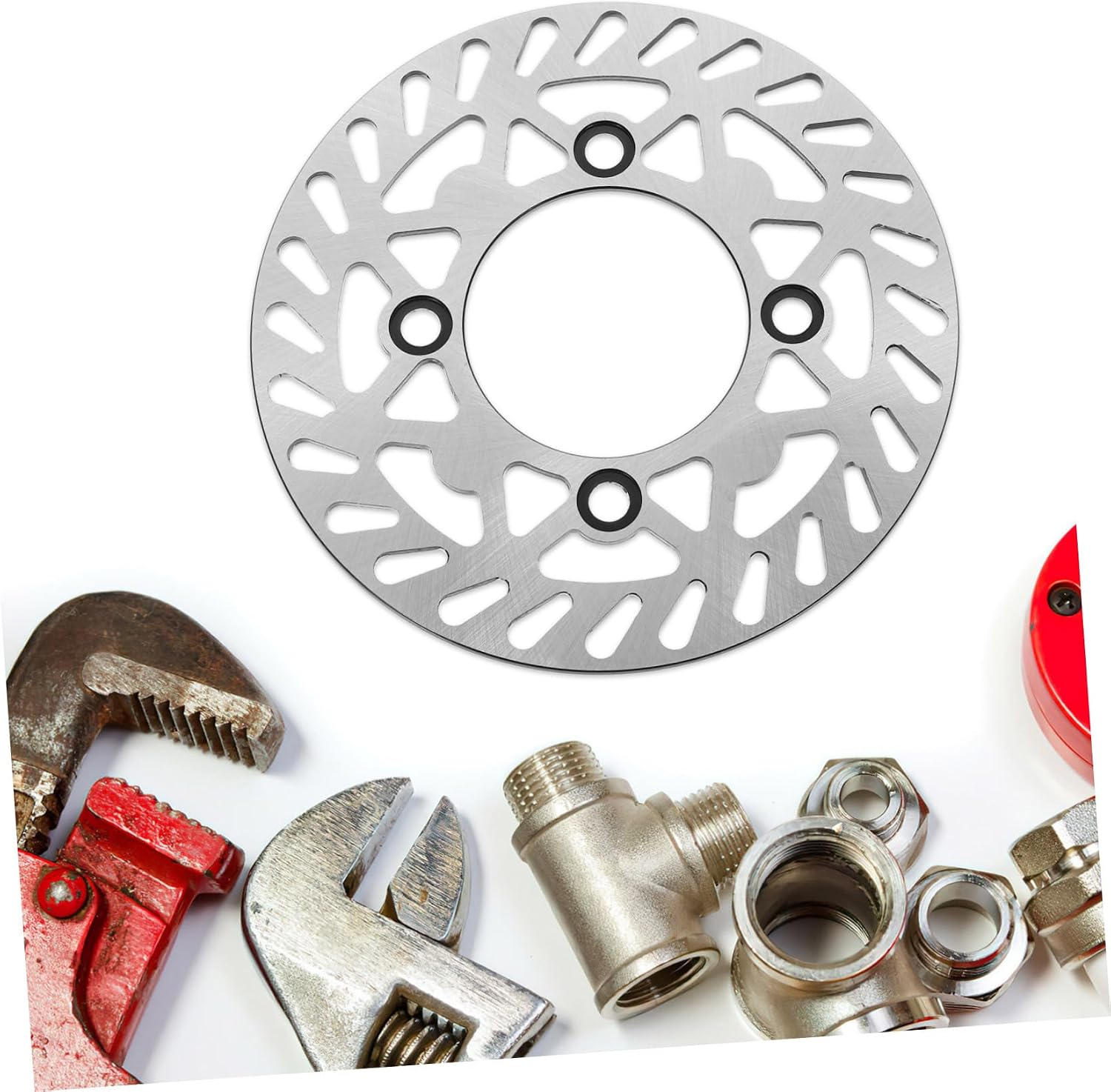 Motorcycle Brake Disc Replacement Steel Rotor with Hollow Design