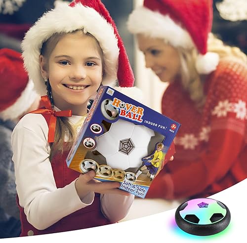 Miniatura 4 de Paquete de 2 pelotas de fútbol Hover para interiores para niños de 3 a 12 años, regalo para niños de 3 a 12 años, juguete para niños de 3 a 12 años,