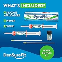 Vista 5 de DenSureFit Kit de dentadura inferior, sin sabor