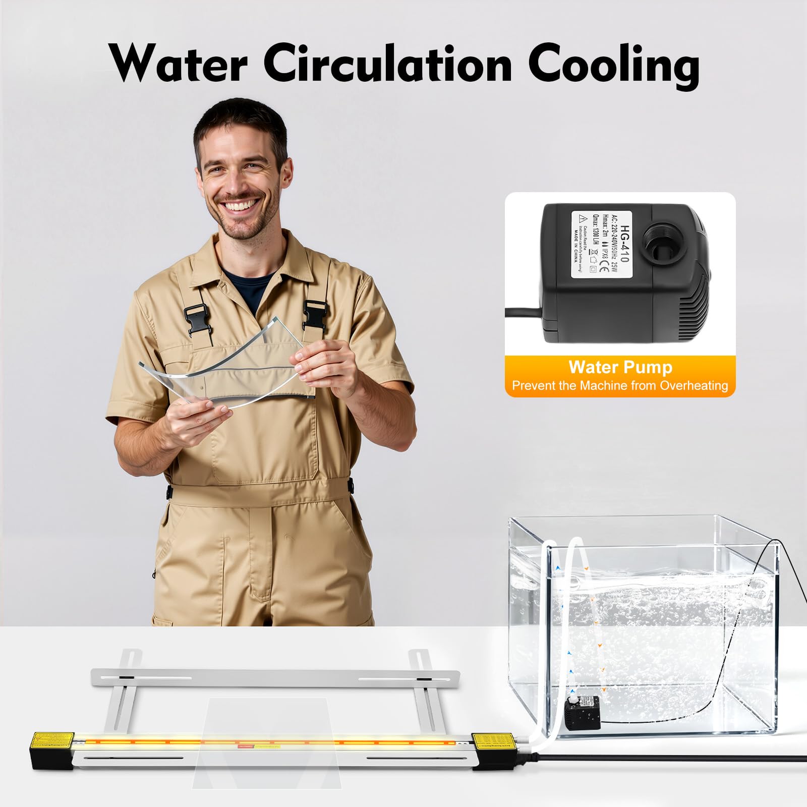 Dobladora Acrílico Plástico Pvc Dobladora Caja Luminosa Calefacción Con Soporte Calefacción Pvc Dobladora Calefacción, Para Panel Orgánico Y Varios Materiales Termoplásticos