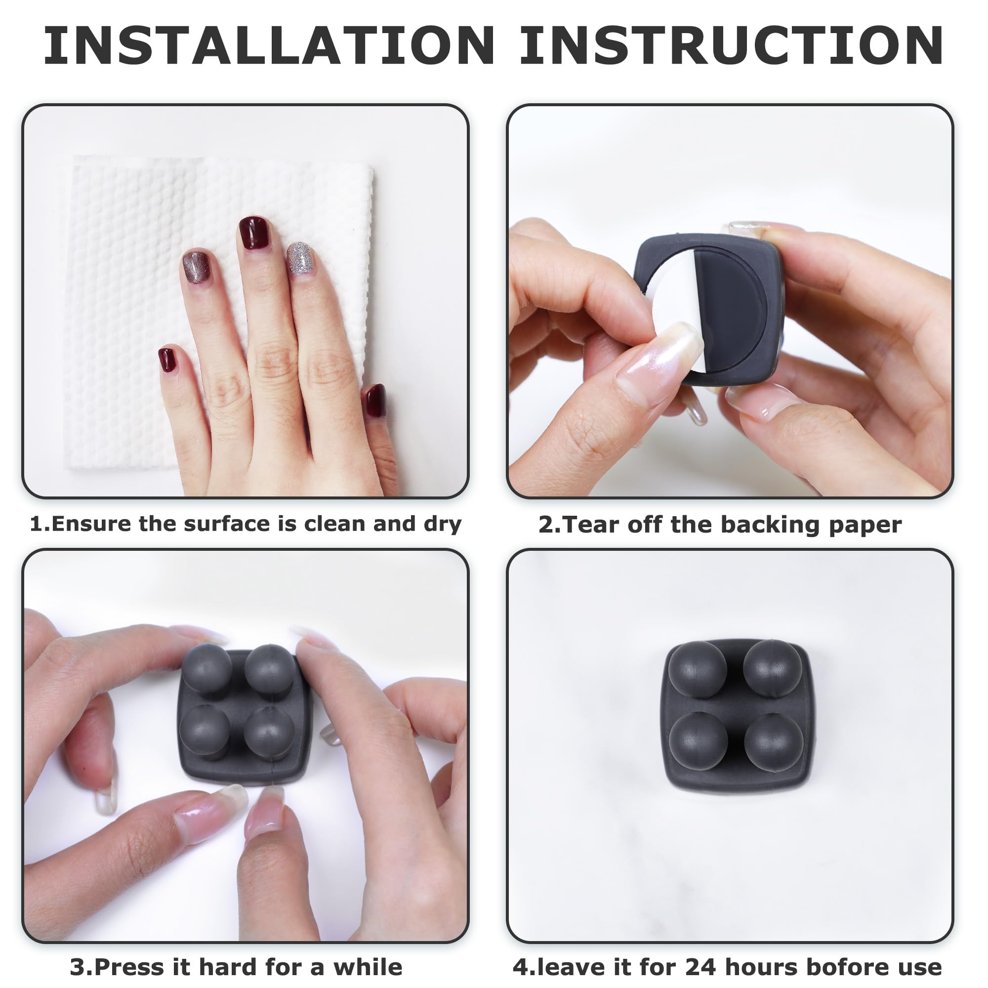 Silicone Toothbrush Holder Multi-Function Hook Waterproof Self Adhesive Single Toothbrush Hook Plug Holder For Wall 1pc