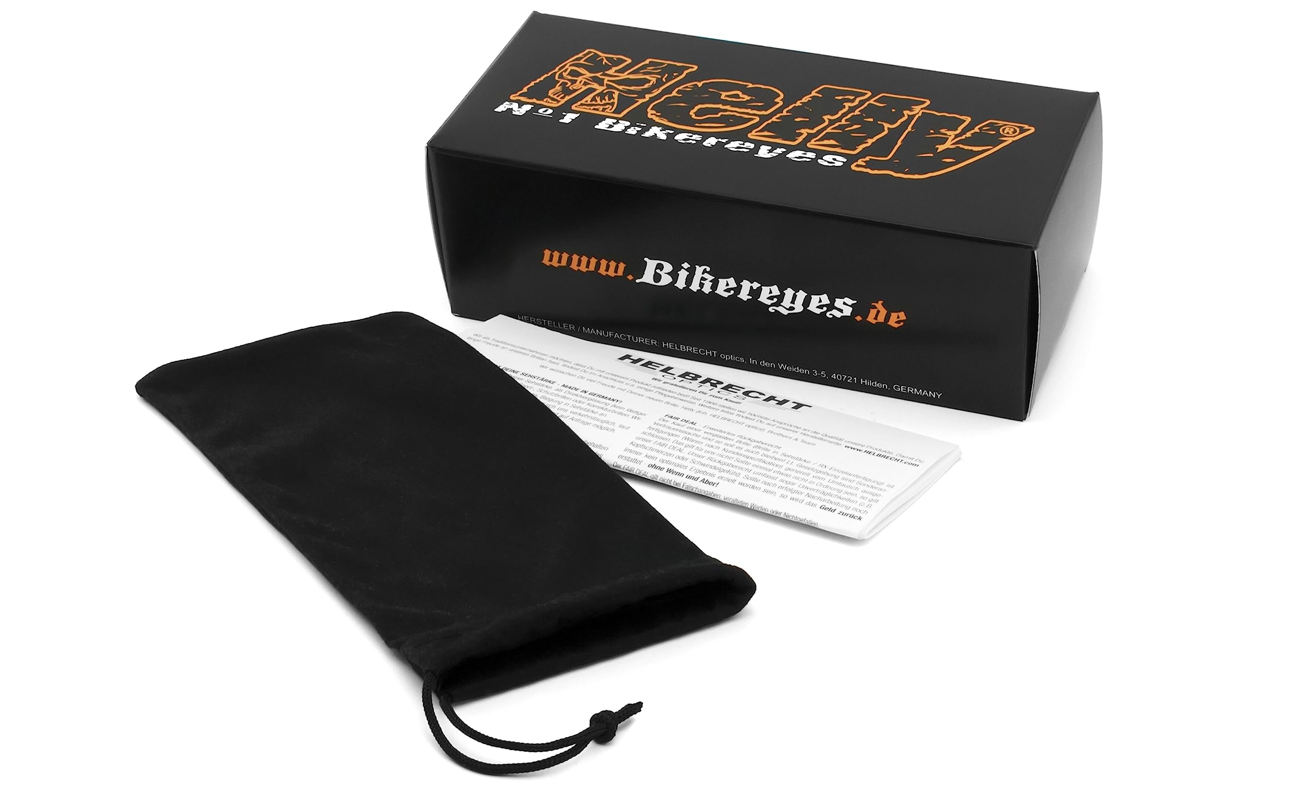 HELLY® - No.1 Bikereyes® | Bikerbrille, Motorradbrille, Motorrad Sonnenbrille | TESTSIEGER*: beschlagfrei, winddicht, bruchsicher | TOP Tragegefühl