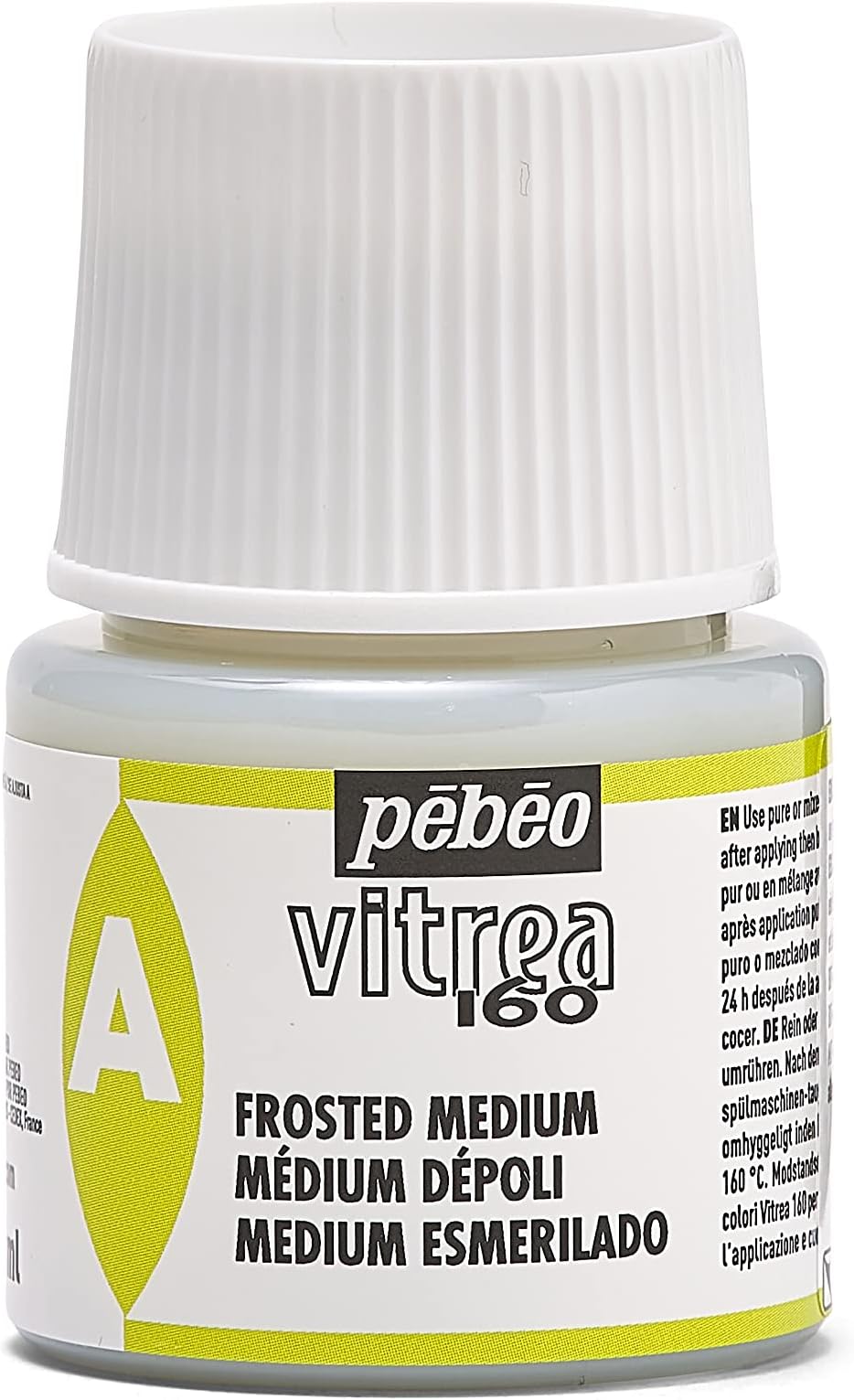 113053 - Transparent Glass Paint Vitrea 160°C - Frosting Medium - 45 ML