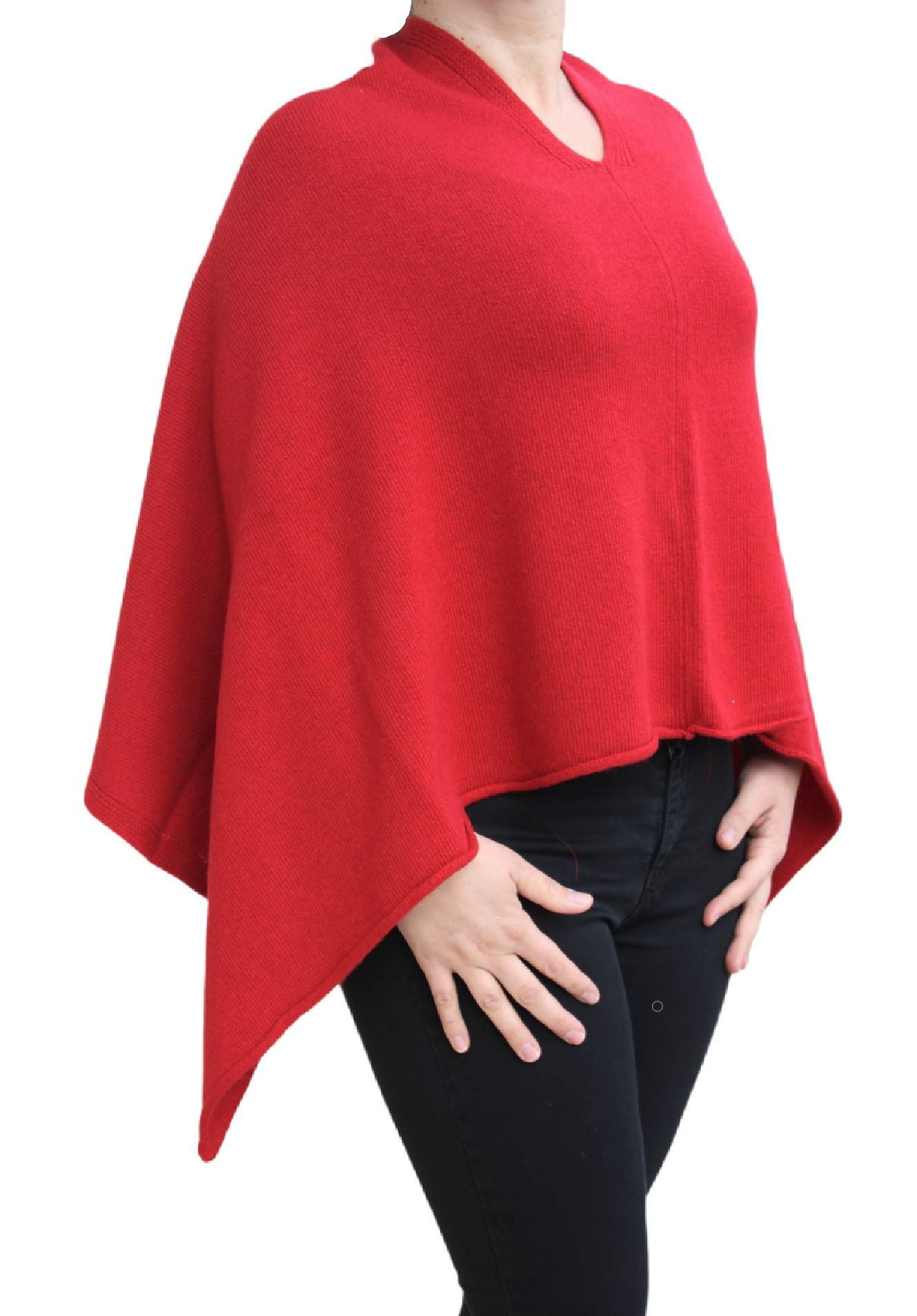 Poncho mixte cachemire pour femme, fabriqué en Italie