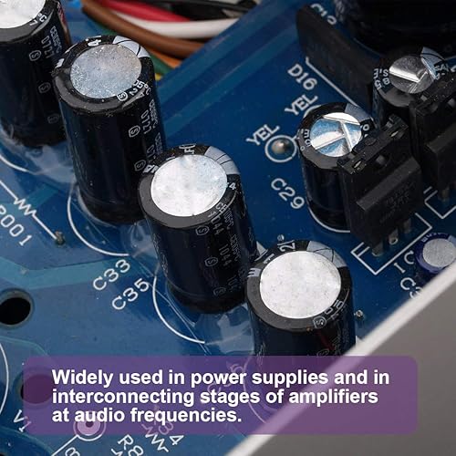 Miniatura 6 de Swpeet 240 unidades de 24 tipos de condensadores electrolíticos diferentes rango 0.1uF-1000uF Kit surtido, 10V/16V/25V/50V condensadores