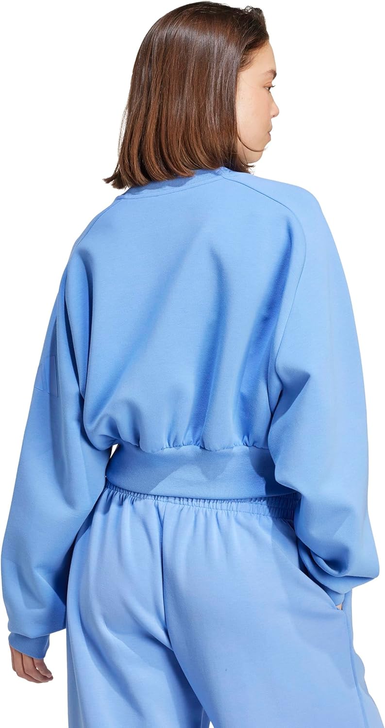 adidas womens All Szn Soft Lux Loose Sweatshirt - Image 3
