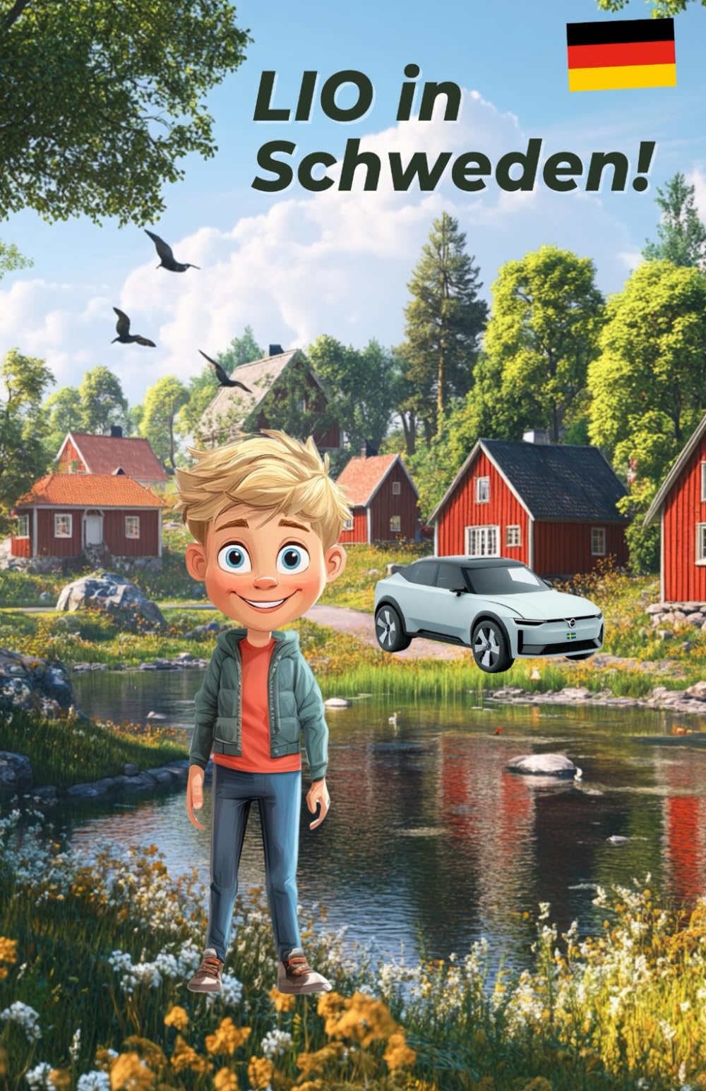 LIO in Schweden!: Mal- und Lernbuch für Kinder ab 8Jahren