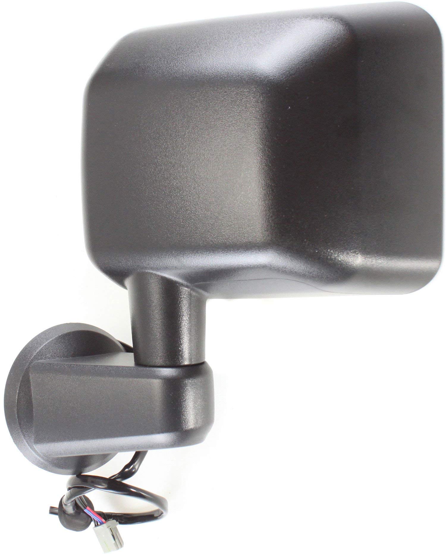 Left Side Power Heated Mirror For 2014 Jeep Wrangler (JK) - Manual Folding, Textured Black 13 thumbnail image
