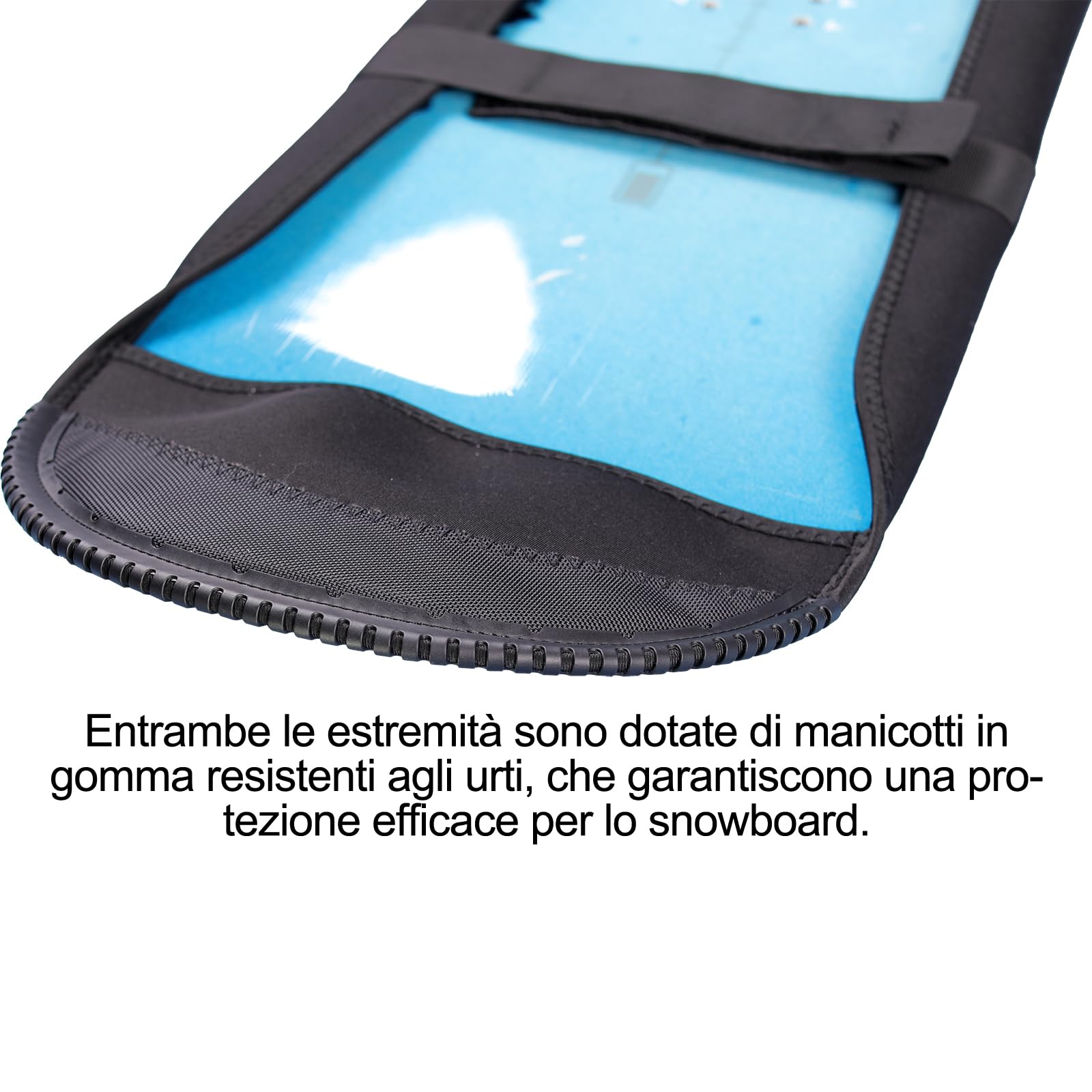Custodia snowboard,sacca porta snowboard, borsa bag morbida regolabile con tracolla, con attacchi