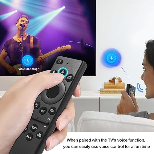Miniatura 5 de Nuevo BN59-01385A - Control remoto de voz de repuesto para Samsung Smart TV, compatible con televisores OLEDThe FrameNeo QLEDCrystal UHD Series