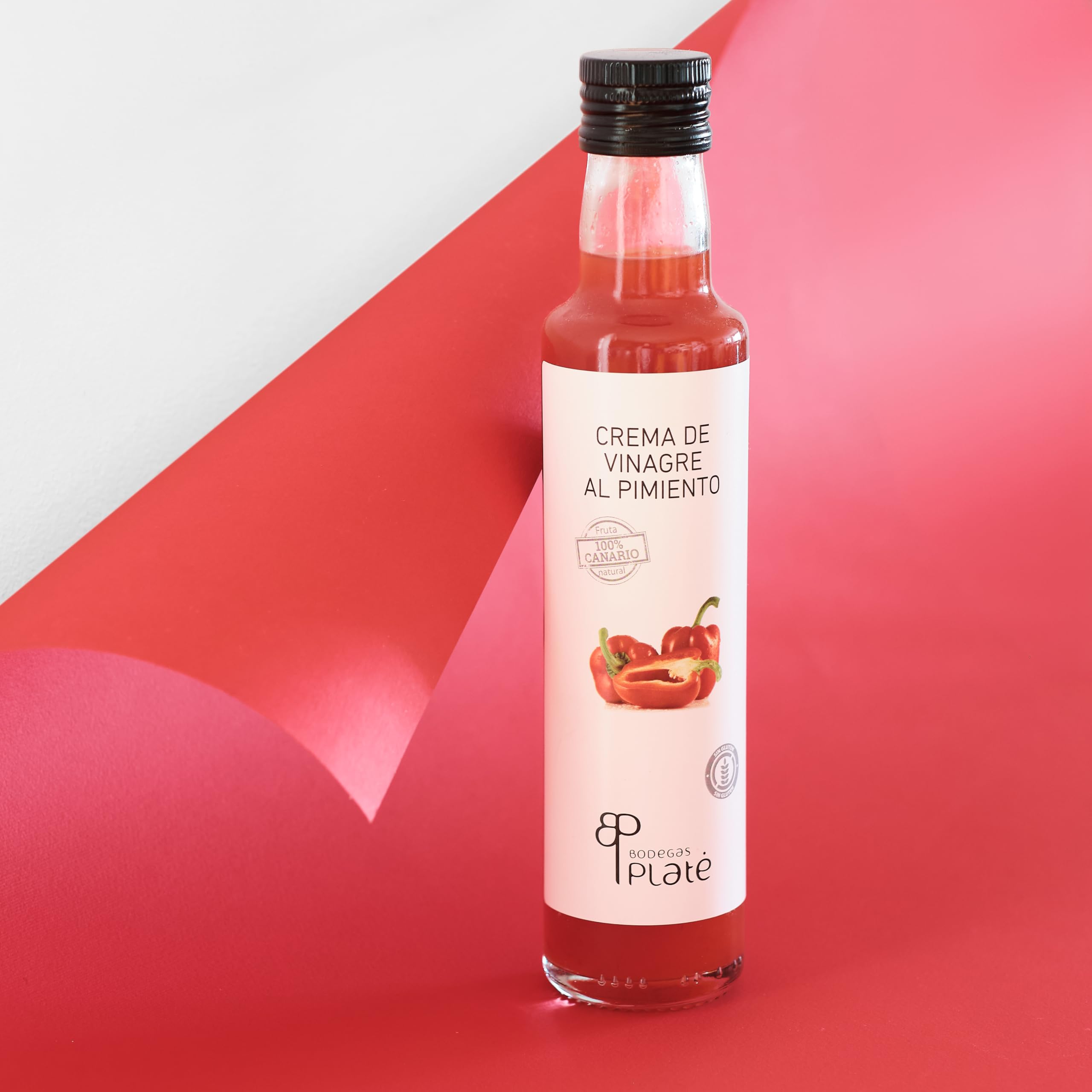Crema de Vinagre de Pimiento 250 ml Aderezo artesanal vegano sin gluten