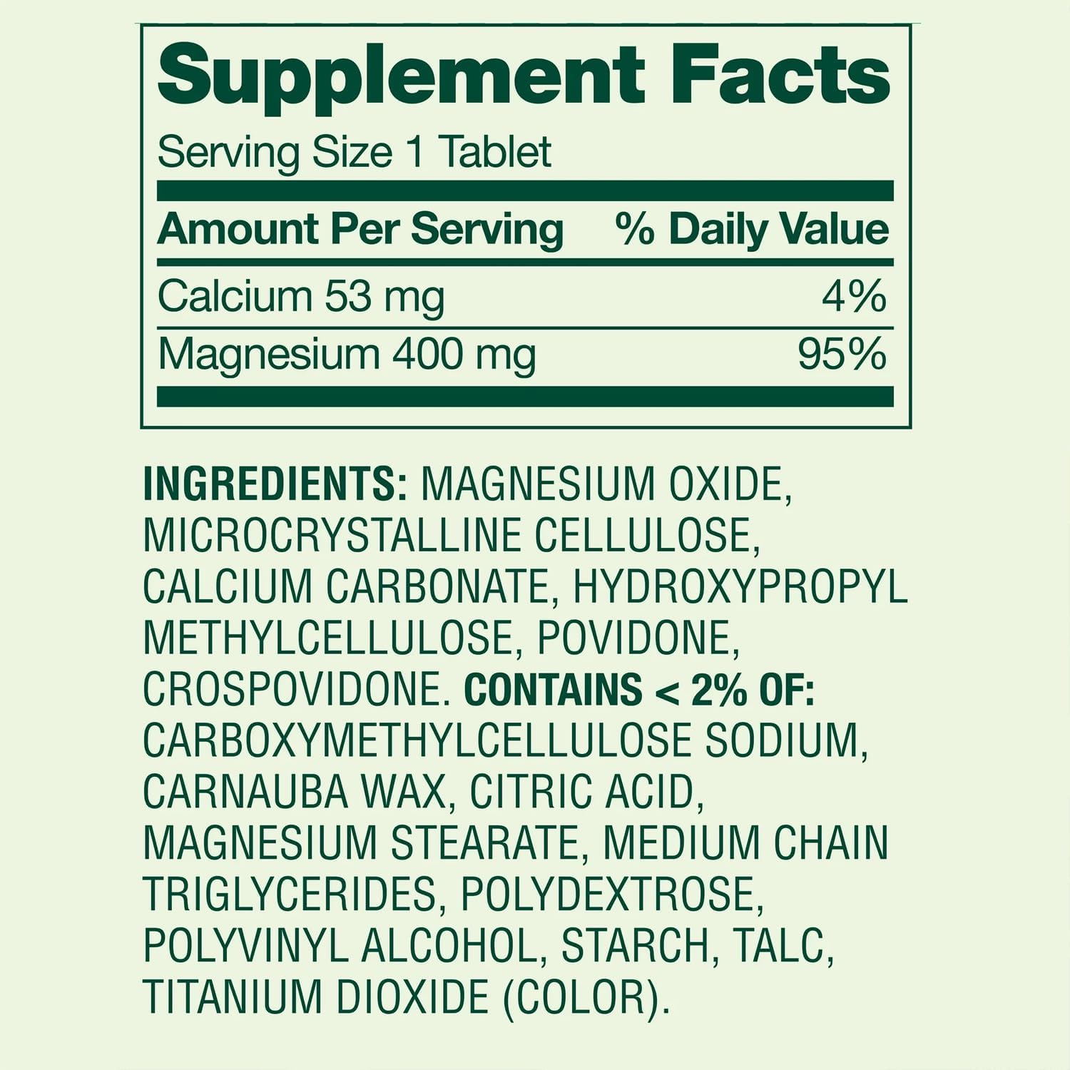 Magnesium Oxide 400mg Supplement for Bone, Muscle & Heart Health – Extra Strength Magnesium Tablets – 250 Count, 8+ Month Supply + Better Idea Sticker with Full Guide Access