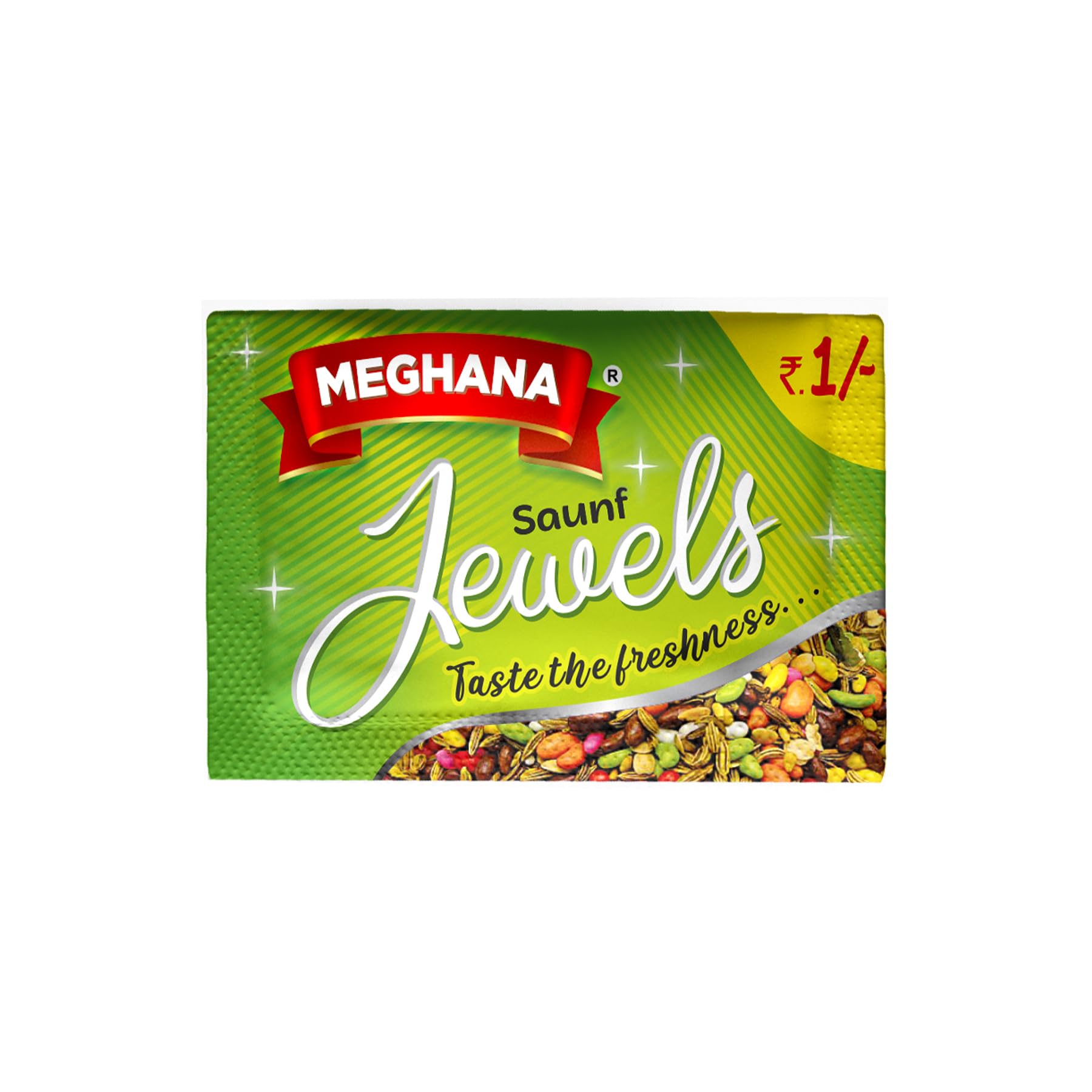 Meghana Jewels - Saunf Mix Mouth Freshener - Fennel and Cardamom Sweet Magic Consumer Pack of 5 (420 Sachets) for Exquisite Oral Refreshment and Delightful Flavorful Moments (B0CXN78DQR) Amazon Price History, Amazon Price Tracker