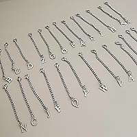 Vista 6 de Tovly 2PCS Letter Charm Accessories For Stanley Cup A-Z ID Initial Pendants Personalized Charms For Stanley Tumbler Handle