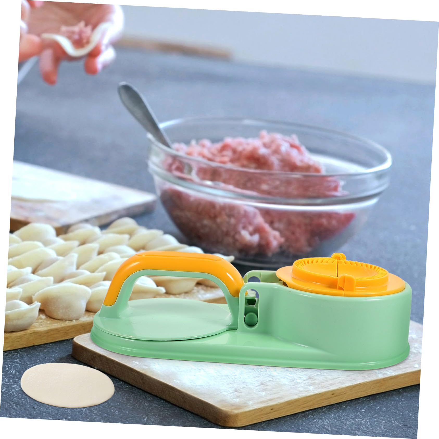 Garneck 5 Pz produttore di gnocchi venditore attrezzo macchina gnocco siopao set cucina attrezzi cucina ravioli tortillero stampo per involucri di gnocchi creatore di gnocchi portatile AbS