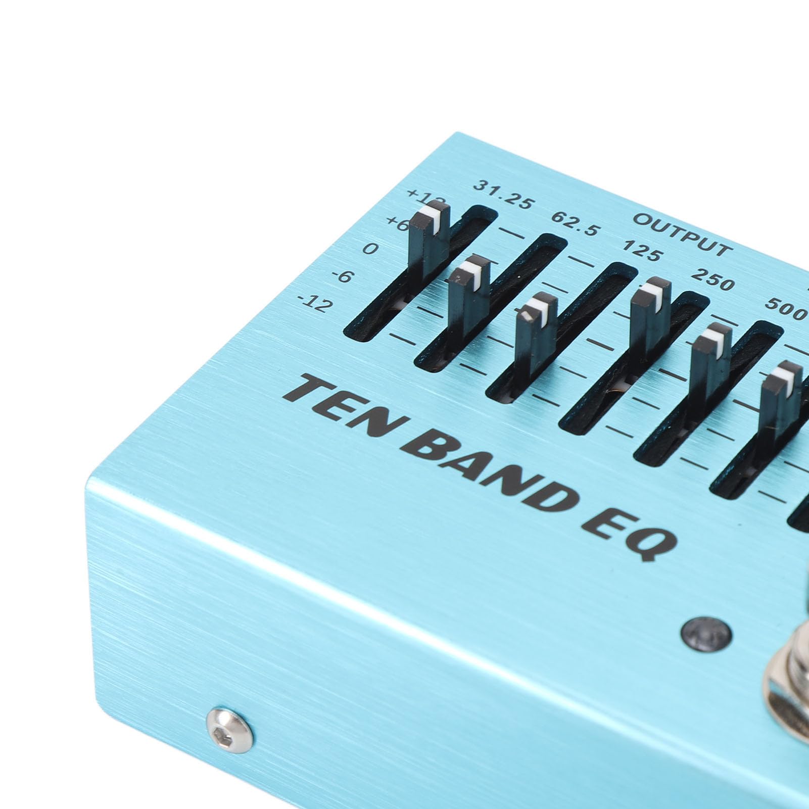 Pedale EQ, EQ True Bypass a 10 Bande DC9V con Luce LED per Chitarra