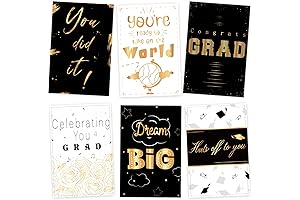 Gold Foil Graduation Cards 2024 Bulk 36