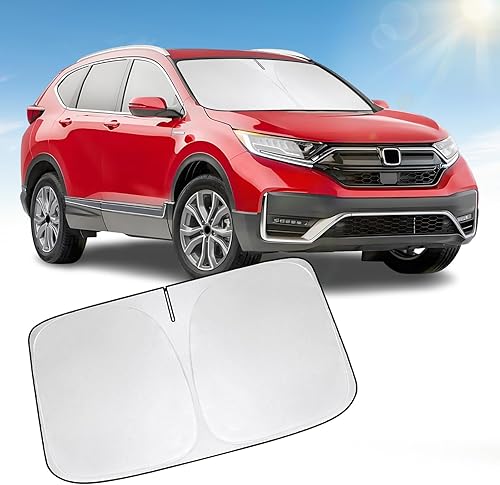 Miniatura 23 de Parasol para parabrisas compatible con Ford Bronco 2026 2025 2024 2023 2022 2021, protector de visera plegable que bloquea los rayos UV, parasol