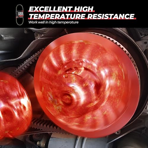 Miniatura 2 de KEMIMOTO Correa de transmisión de carbono resistente, compatible con Polaris RZR XP 1000 2014-2023, RZR XP4 1000 y General XP 1000. Reemplazo de