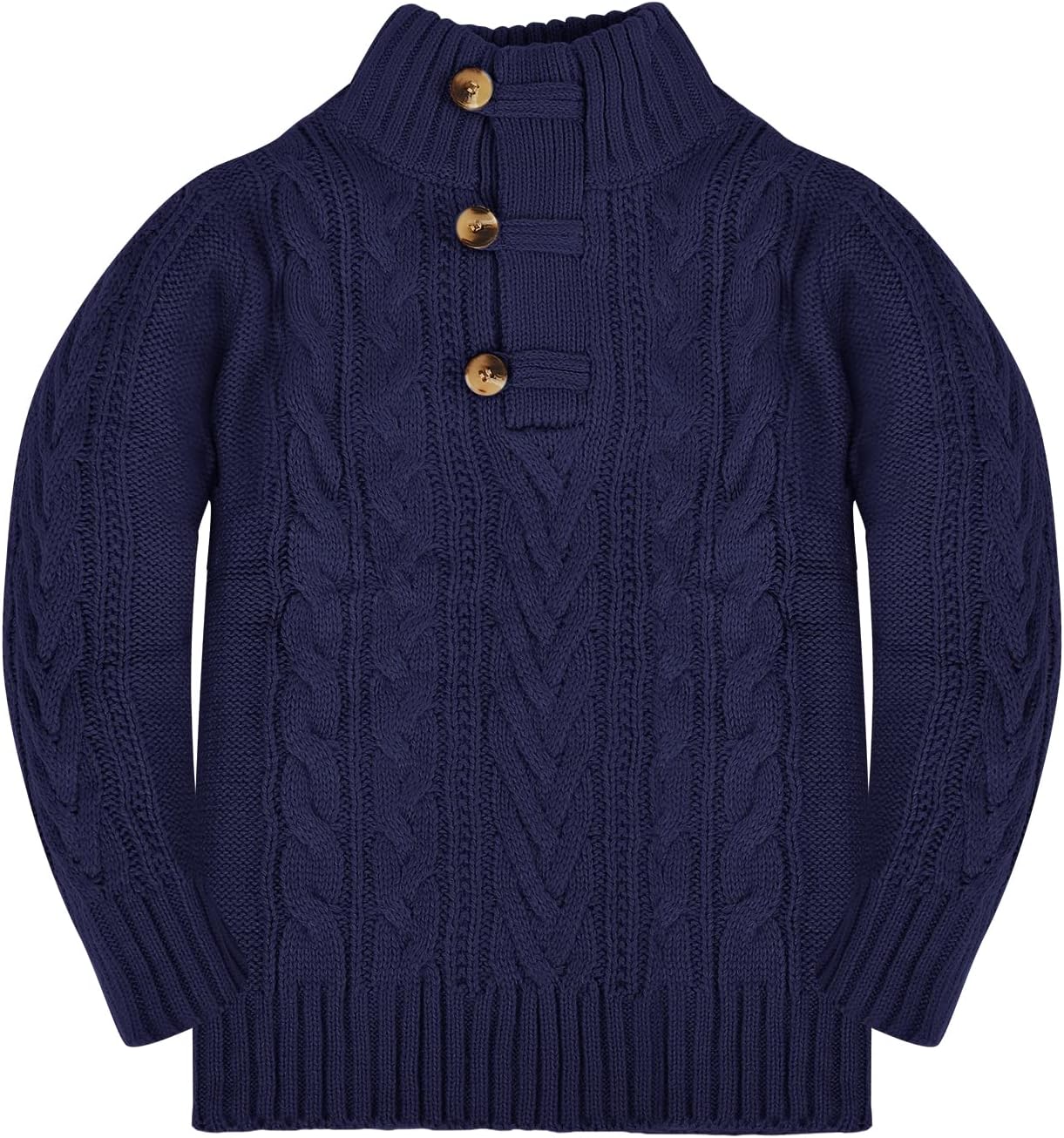 Zhaovi's Toddler Girl Boys Knit Cable Turtleneck Sweater Baby Pullover Outwear Spring Fall Winter