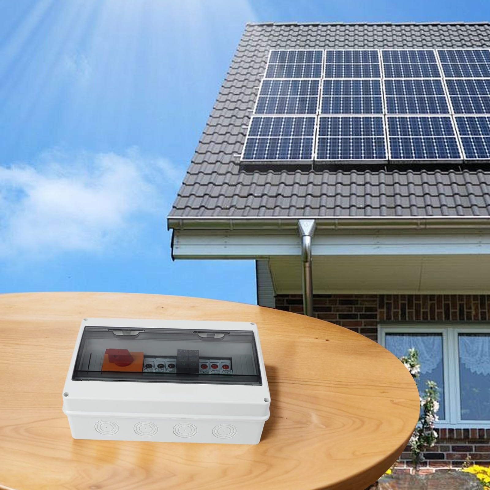 3 in 1 Out Solar PV Combiner Box 1000V with Reliable DC Components and Multiple Safety Protections for Solar Arrays